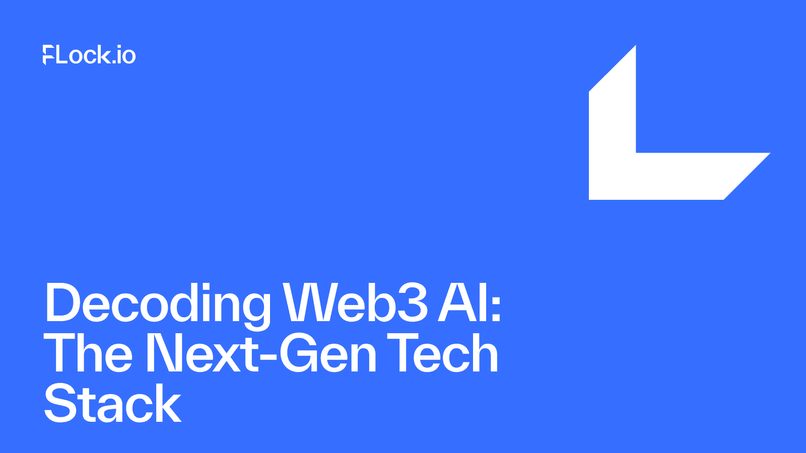 Decoding Web3 AI: The Next-Gen Tech Stack