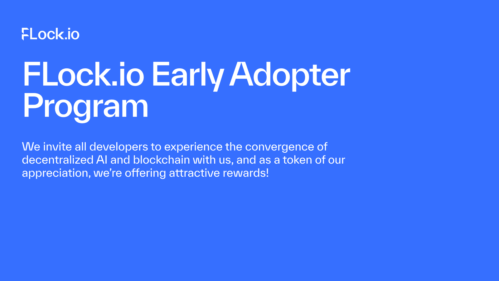 Early Adopter Program