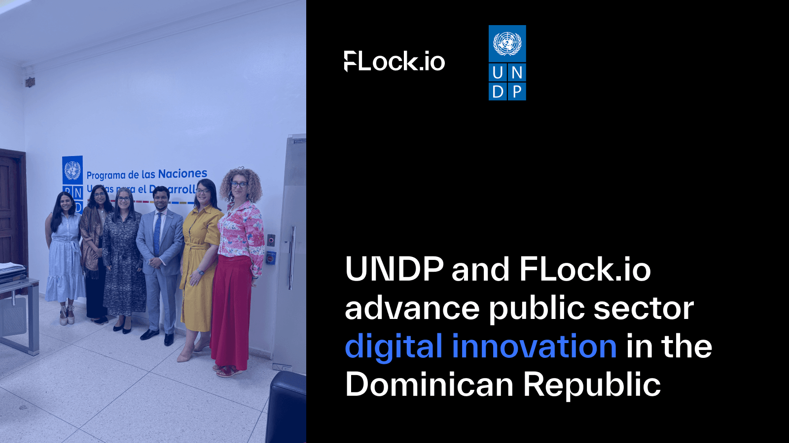 UNDP and FLock.io advance public sector digital innovation in the Dominican Republic